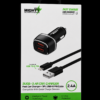 Mighty 38W Fast Car Charger 3Ft C To C ac0127