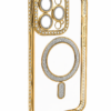 Glitter MagSafe Case With Camera Protector For 16 ProMax (Gold) gc00022