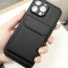 iphone 13 pro back walet case black