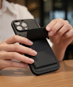 iphone 13 pro back walet case black
