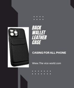 iphone 13 pro back walet case black