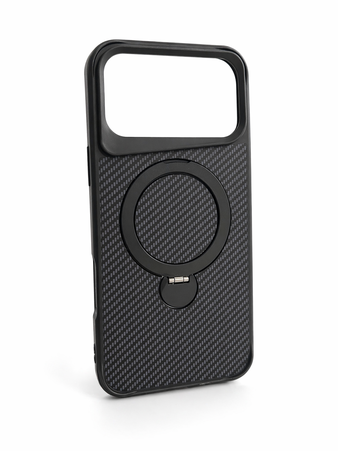 ultra strong carbon fiber magsafe kickstand case 17 pro (black) ultra strong carbon fiber magsafe kickstand case 17 pro (black)